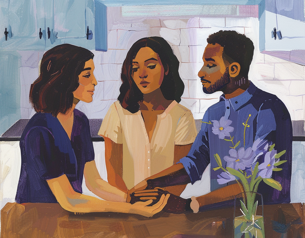 Family holding hands #2